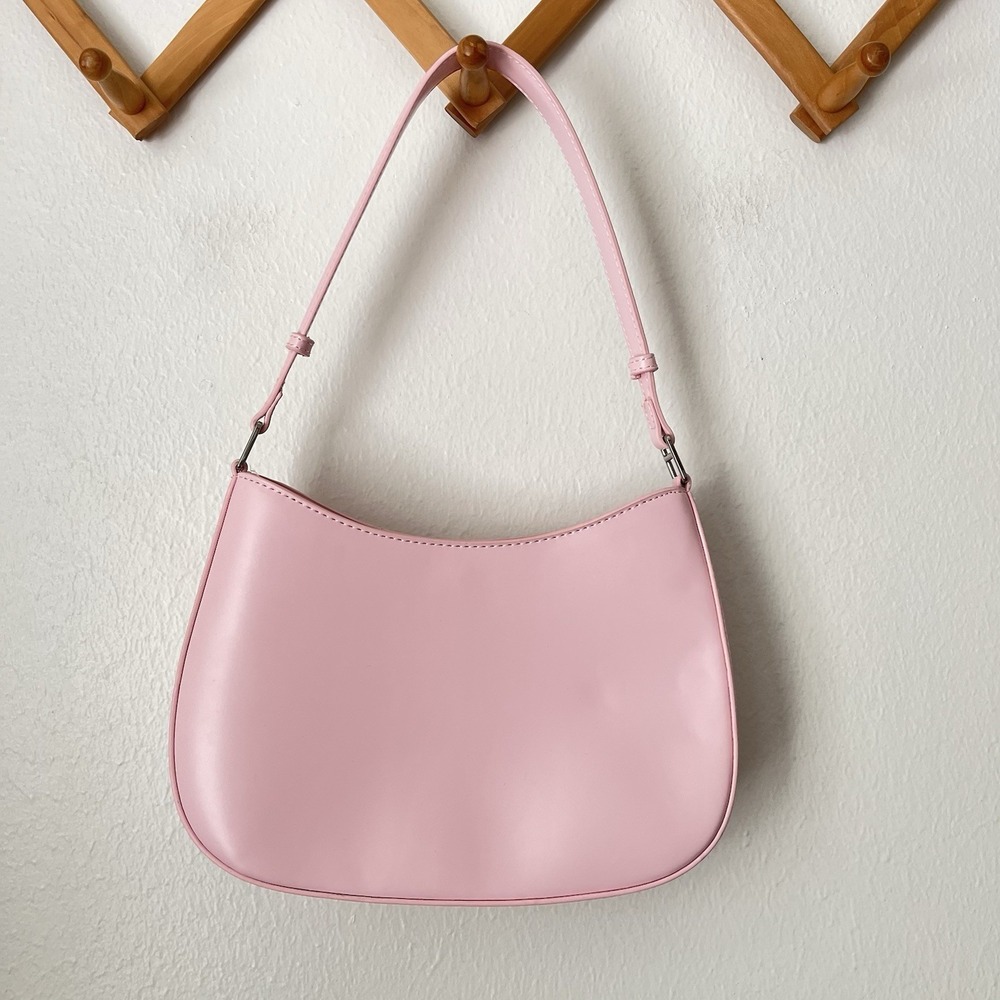 Forever 21 Pink Purse patent shoulder bag one strap barbiecore ballerina